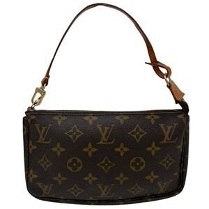 Louis Vuitton Accessoires Pochette Handbag Brown
